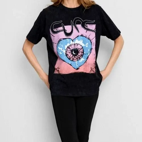 The Cure "Friday I'm in Love" Back Print Short Sleeve T-Shirt | XS–XL