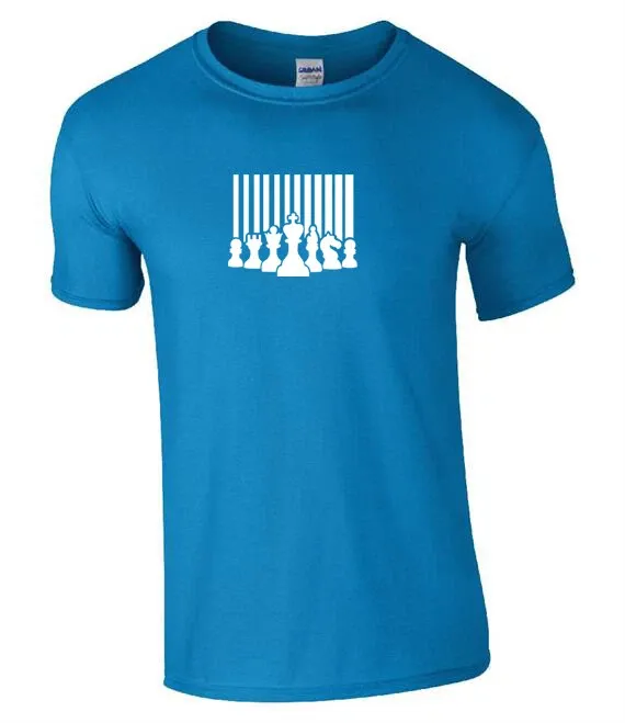 Men's Chess King Queen T-Shirt Regular Fit Cotton Graphic Streetwear Xmas Gift