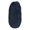Men's Warm Plush Micro Terry Slippers Non Slip Indoor Comfort Fit Slip On House Shoes Black
