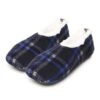 Men's Warm Plush Micro Terry Slippers Non Slip Indoor Comfort Fit Slip On House Shoes Black