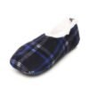 Men's Warm Plush Micro Terry Slippers Non Slip Indoor Comfort Fit Slip On House Shoes Black