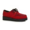 Men's Rockabilly Brothel Creepers Teddy Boy Wedge Platform Lace Up Shoes Faux Suede