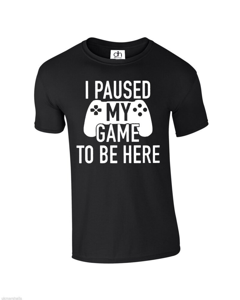 Funny Gaming Slogan T-Shirt – Unisex Cotton Gamer Tee (XS–3XL)