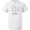 Men's Smile & Sad Face Graphic T-Shirt – 100% Cotton Positive Vibes Tee (S–XXL)