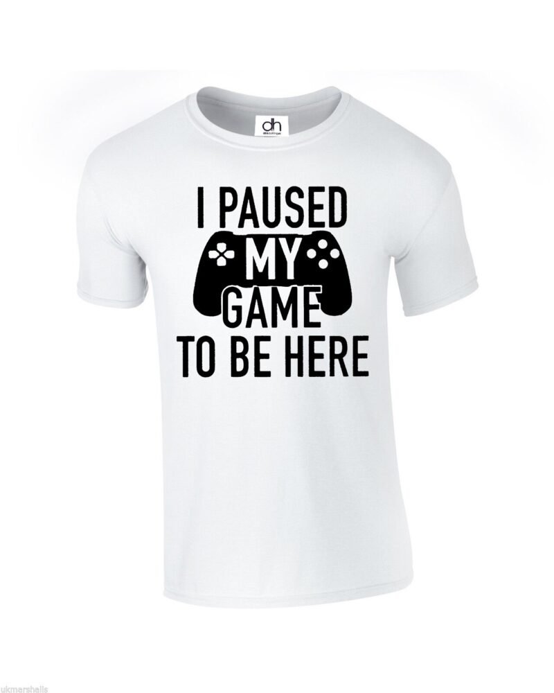 Funny Gaming Slogan T-Shirt – Unisex Cotton Gamer Tee (XS–3XL)