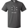 Men's Smile & Sad Face Graphic T-Shirt – 100% Cotton Positive Vibes Tee (S–XXL)