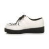 Men's Rockabilly Brothel Creepers Teddy Boy Wedge Platform Lace Up Shoes Faux Suede