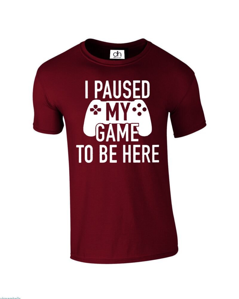 Funny Gaming Slogan T-Shirt – Unisex Cotton Gamer Tee (XS–3XL)