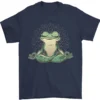Yoga Frog Meditation Men's 100% Cotton Graphic T-Shirt