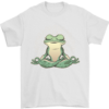 Yoga Frog Meditation Men's 100% Cotton Graphic T-Shirt