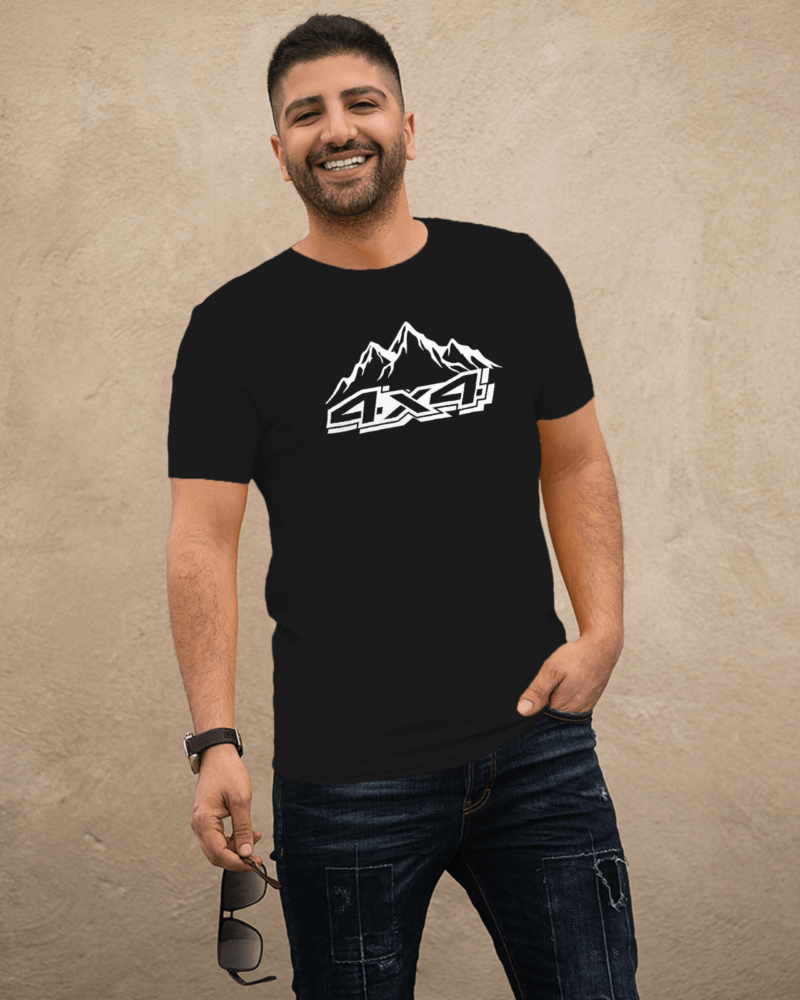 Men's 4X4 Off Road T-Shirt 100% Cotton Regular Fit Graphic Print Crew Neck Novelty Gift