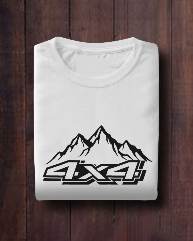 Men's 4X4 Off Road T-Shirt 100% Cotton Regular Fit Graphic Print Crew Neck Novelty Gift