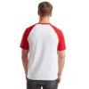 Men's Baseball T-Shirt Short Sleeve 100% Cotton Contrast Raglan Crew Neck Multicolour