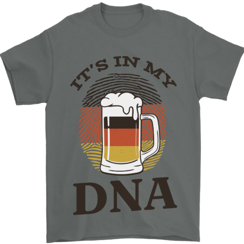 German Beer It's in My DNA Funny Germany Men's T-Shirt 100% Cotton Graphic Tee