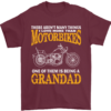 Being a Grandad Biker Motorcycle Motorbike Men's T-Shirt 100% Cotton Graphic Crew Neck