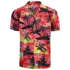 Men's Hawaiian Beach Print Short Sleeve Button-Up Summer Party Shirt (S–XXL)