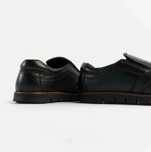 Men's Smart Dress Formal Leather Office Work Wedding Casual Slip On Shoes