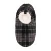 Men's Warm Plush Micro Terry Slippers Non Slip Indoor Comfort Fit Slip On House Shoes Black