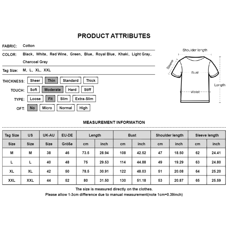 Men's Short Sleeve Henley T-Shirt Casual Grandad Button V Neck Solid Cotton Blend Tee Top