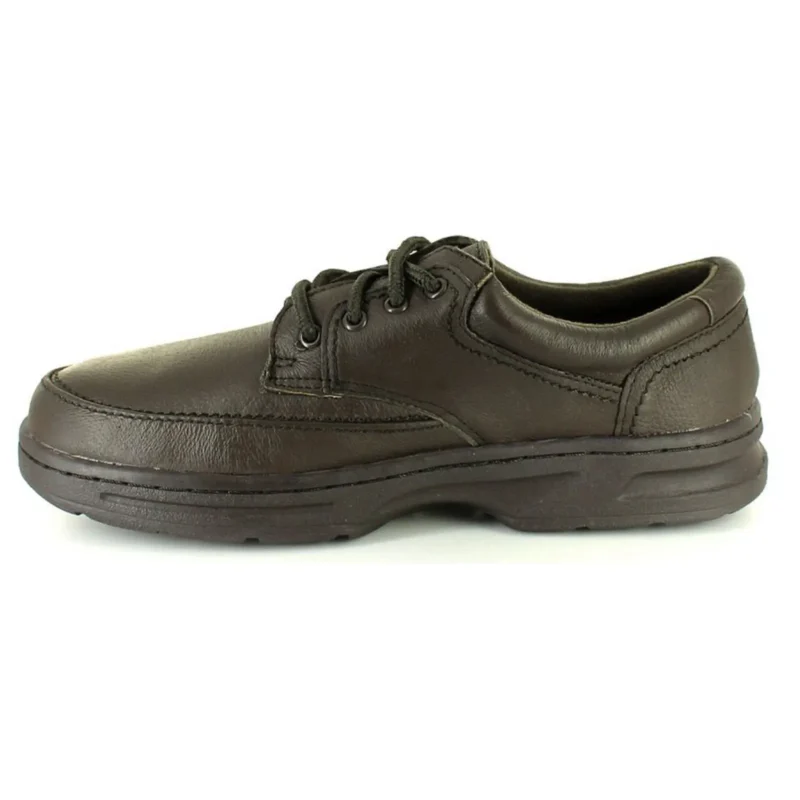Men's Wide Fit Real Leather Moccasin Shoes Casual Formal Smart Lace Up Comfort Shoes