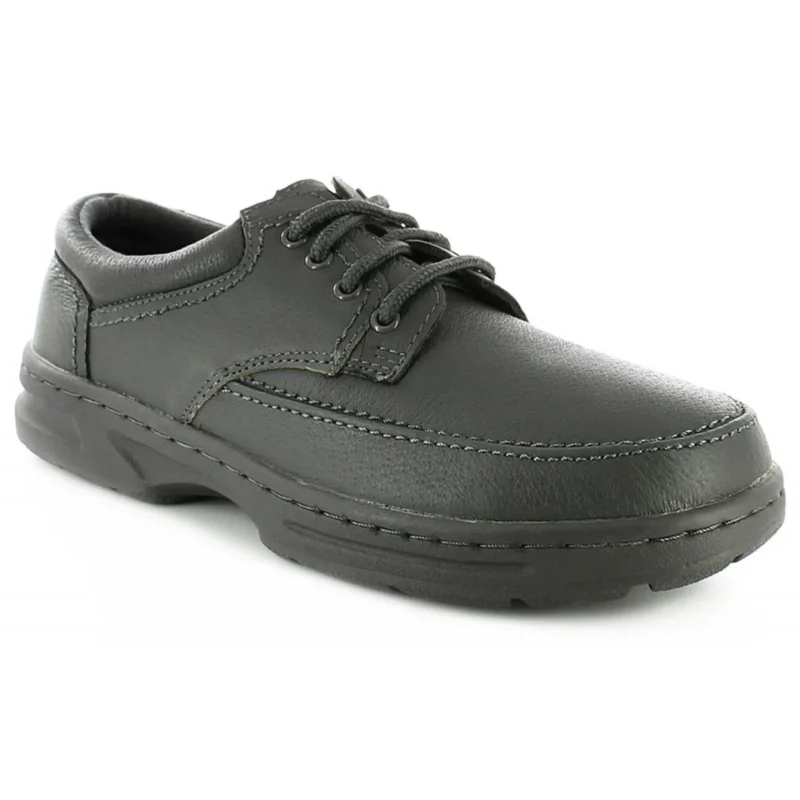 Men's Wide Fit Real Leather Moccasin Shoes Casual Formal Smart Lace Up Comfort Shoes