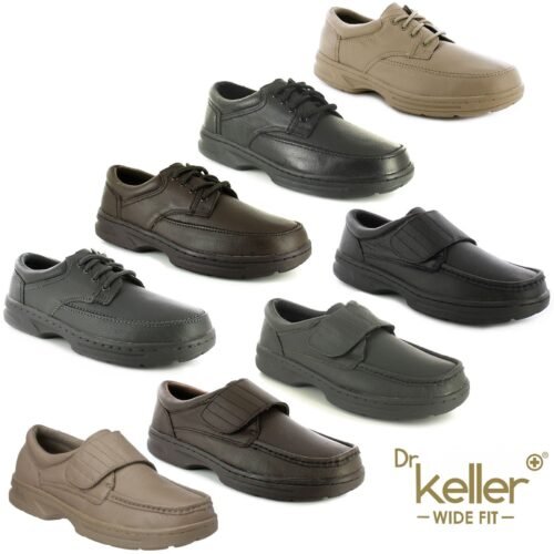 imgi_290_s-l1600 Men's Wide Fit Real Leather Moccasin Shoes Casual Formal Smart Lace Up Comfort Shoes