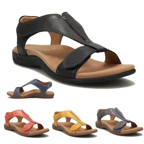 imgi_36_s-l960 Women's Summer Casual Orthopedic Wedge Sandals Walking Slingback Adjustable Comfort Shoes UK 3-8.5