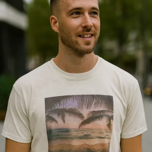Personalised Custom T-Shirt Photo Logo Text Printed Cotton Crew Neck Tee for Hen Stag Work Events & Gifts