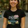 Personalised Custom T-Shirt Photo Logo Text Printed Cotton Crew Neck Tee for Hen Stag Work Events & Gifts