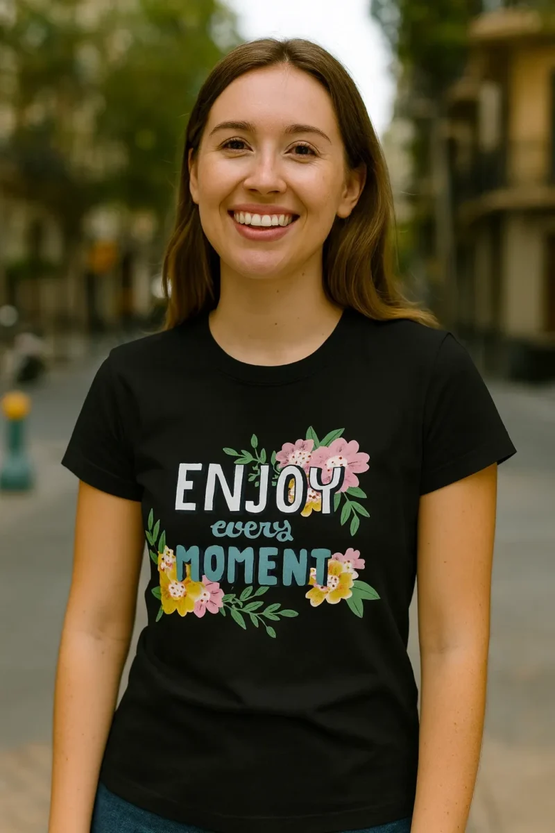 Personalised Custom T-Shirt Photo Logo Text Printed Cotton Crew Neck Tee for Hen Stag Work Events & Gifts