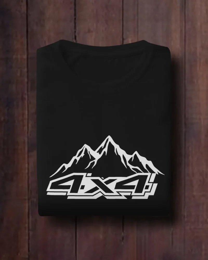 Men's 4X4 Off Road T-Shirt 100% Cotton Regular Fit Graphic Print Crew Neck Novelty Gift