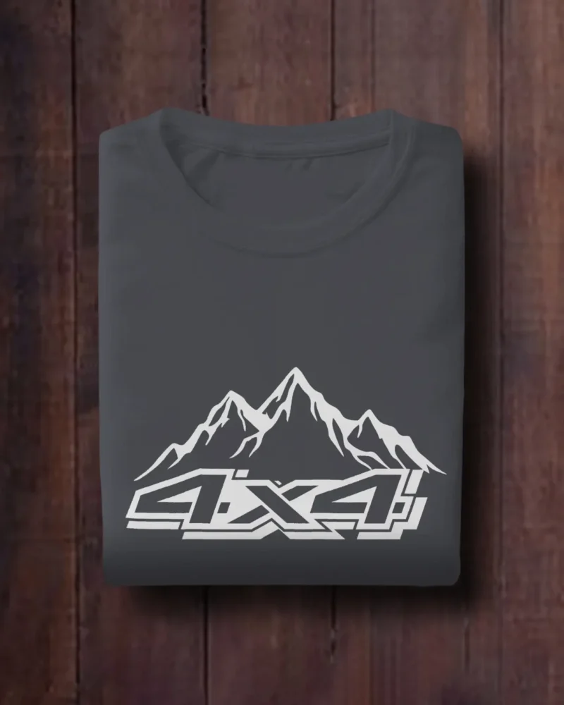 Men's 4X4 Off Road T-Shirt 100% Cotton Regular Fit Graphic Print Crew Neck Novelty Gift