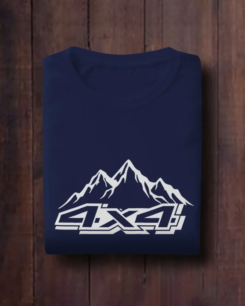 Men's 4X4 Off Road T-Shirt 100% Cotton Regular Fit Graphic Print Crew Neck Novelty Gift