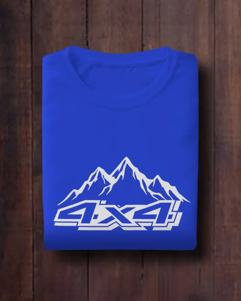 Men's 4X4 Off Road T-Shirt 100% Cotton Regular Fit Graphic Print Crew Neck Novelty Gift
