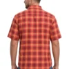 Men's Short Sleeve Checked Shirt Casual Cotton Blend Button Down Pocket Regular Fit S–3XL